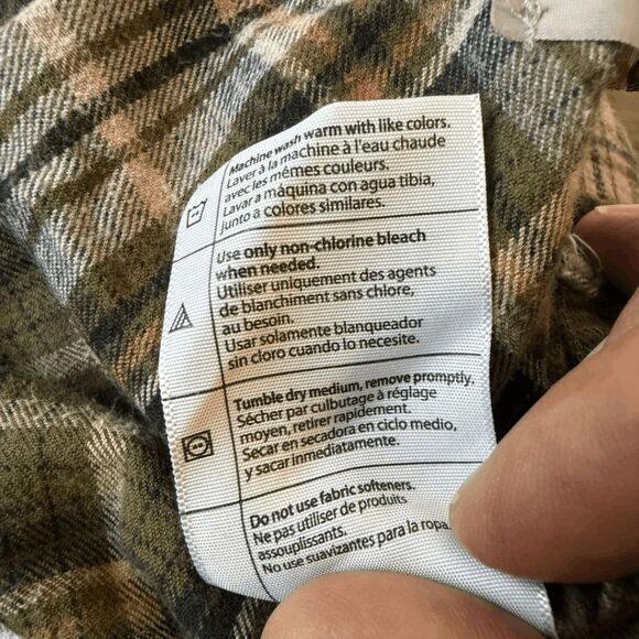 Carhartt Men's Plaid Flannel Relaxed Fit Button Down Shirt Multicolor Size 2XL - Picture 5 of 8